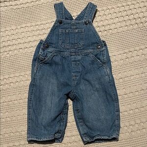 Vintage Children’s Place Infant Baby Lined Denim Overalls 6-9 Months